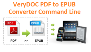 VeryUtils PDF to ePub Converter Command Line screenshot