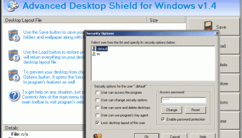 Advanced Desktop Shield screenshot
