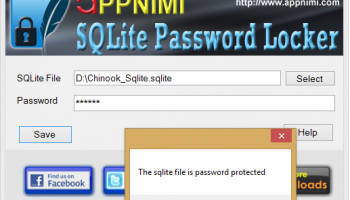 Appnimi SQLite Password Locker screenshot