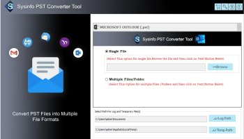 Sysinfo PST to MSG Converter screenshot