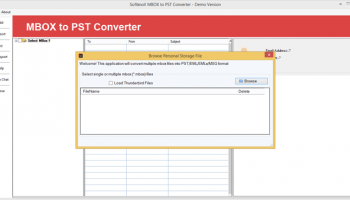 SoftKnoll MBOX to PST Converter screenshot
