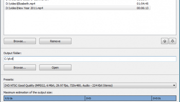Free Video to DVD Converter screenshot
