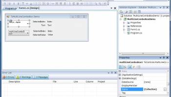 TsMultiLineComboBox screenshot