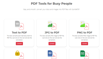 GorillaPDF screenshot