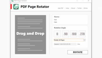 PDF Page Rotator screenshot