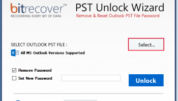 Remove Password from Outlook PST screenshot