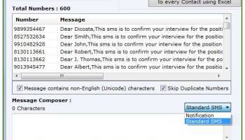 Bulk SMS Software screenshot