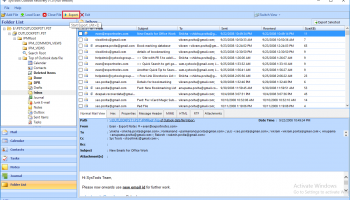 Recover PST File screenshot