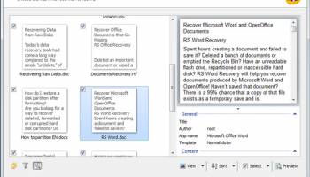 RS Word Recovery screenshot