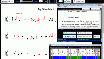 Bible Music Writer screenshot