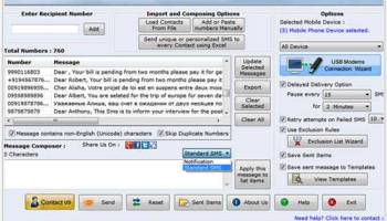 Modem Bulk SMS screenshot