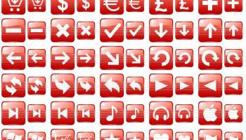 Red Web Buttons screenshot