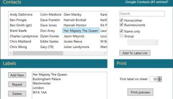 Easy Label Printer screenshot