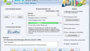 Android SMS Program screenshot