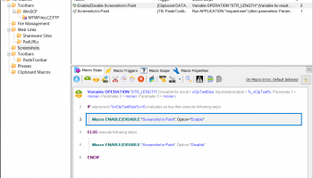 Macro Toolworks, Standard Edition screenshot