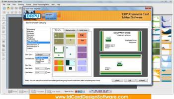 Business Card Design Software screenshot