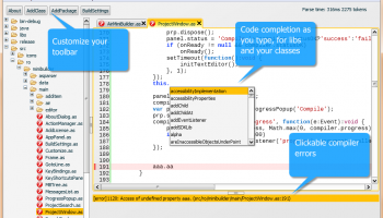 MiniBuilder screenshot