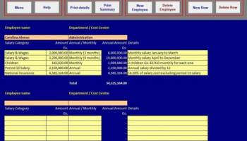 Calculadora de Sueldos y Salarios screenshot