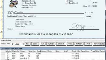 ezCheckPrinting screenshot