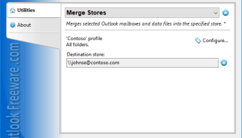 Merge Stores for Outlook screenshot