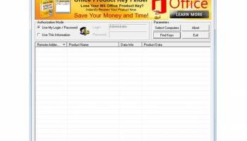 Office Product Key Finder screenshot