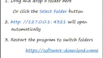 Simple Local Http Web Server Software screenshot
