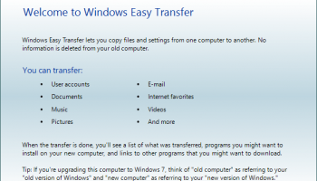 Easy Transfer for Windows 10 screenshot