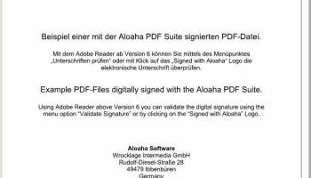 Aloaha PDF Signator screenshot