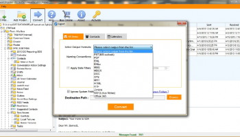 OST to PST Converter Software screenshot