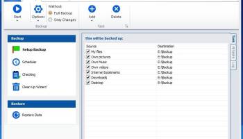 Langmeier Backup screenshot