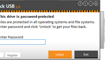 Lock USB screenshot