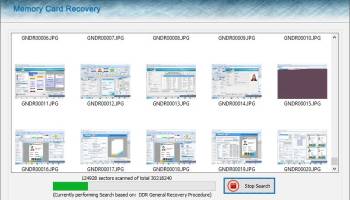 Data Recovery Memory Card screenshot