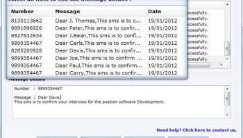 SMS Broadcasting Software screenshot