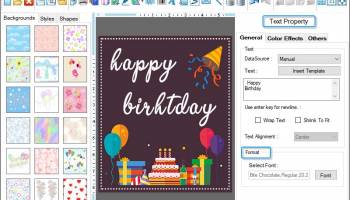 Customize Birthday Cards screenshot