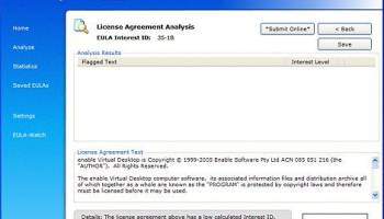 EULAlyzer screenshot