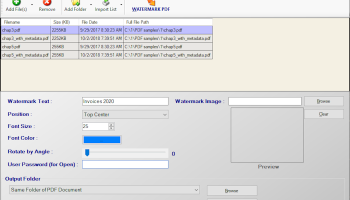 Free PDF Watermarker 4dots screenshot