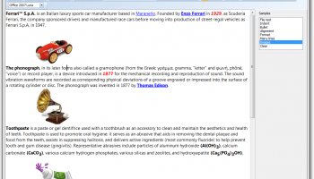 TAdvRichEditor screenshot