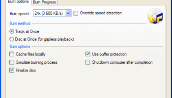 Portable CDBurnerXP screenshot