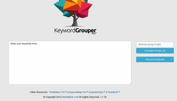 Keyword Grouper Pro screenshot