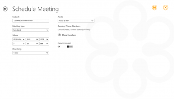 GoToMeeting for Windows 8 screenshot