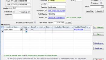 SBS T-Med Database screenshot
