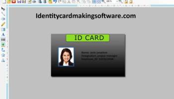 Identity Card Making Software screenshot
