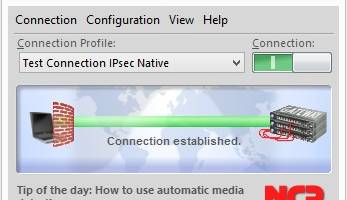 NCP Secure Entry Windows Client screenshot