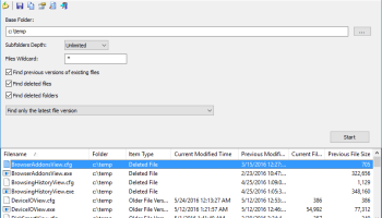 PreviousFilesRecovery screenshot