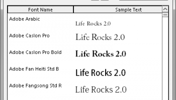 Moo0 FontViewer screenshot
