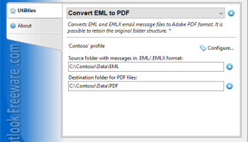 Convert EML to PDF for Outlook screenshot