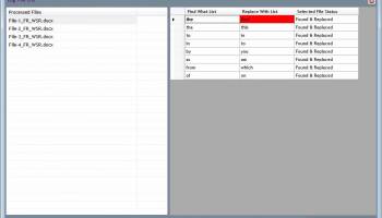 Advance Word Find and Replace screenshot