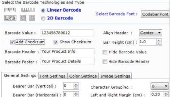 Barcode Label screenshot