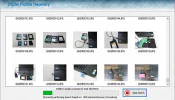 Digital Picture Data Recovery Software screenshot