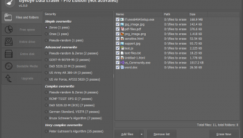 ByebyeData Eraser Pro for Business Edtit screenshot